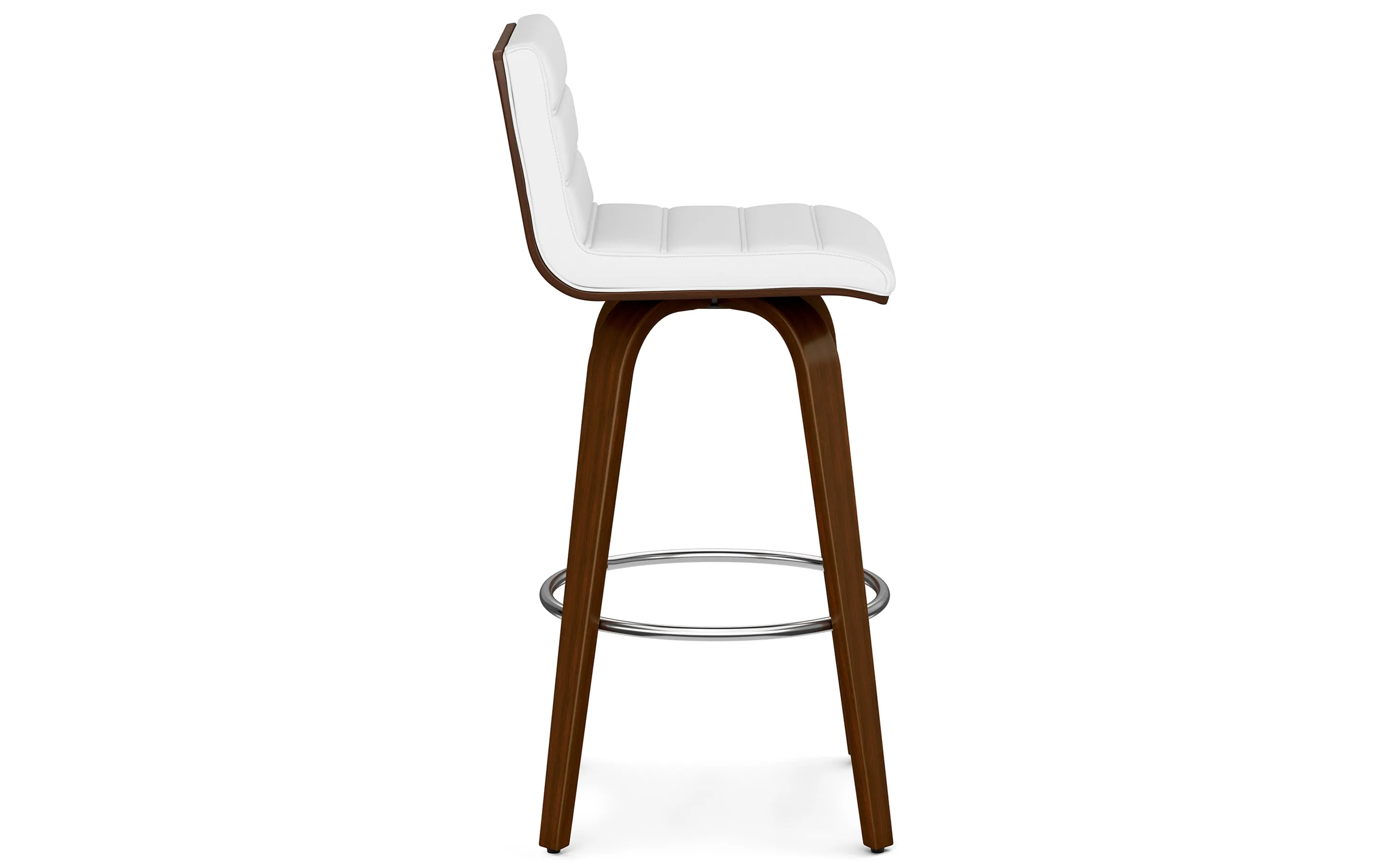 Roland Swivel Bar Stool in Vegan Leather