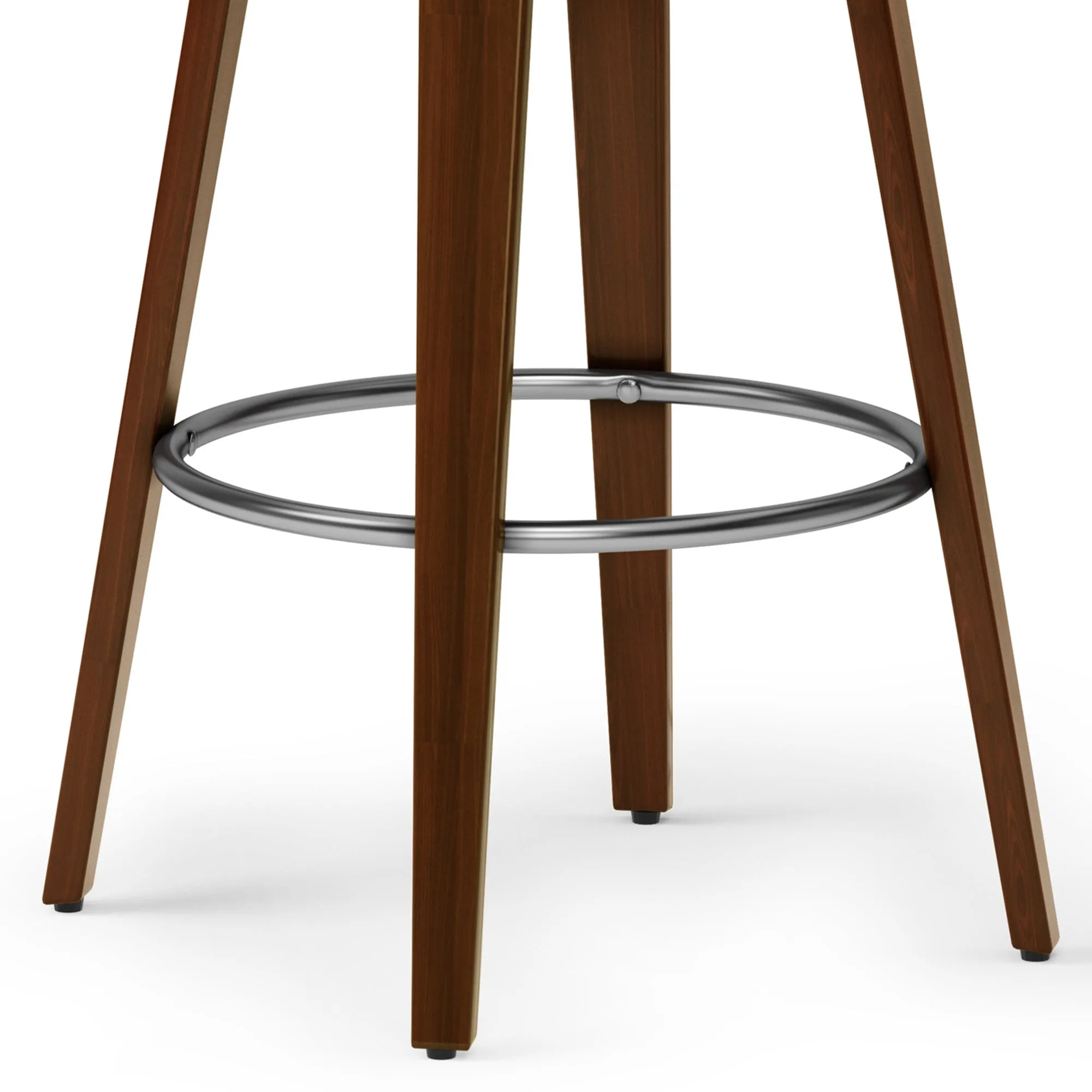 Roland Swivel Bar Stool in Vegan Leather