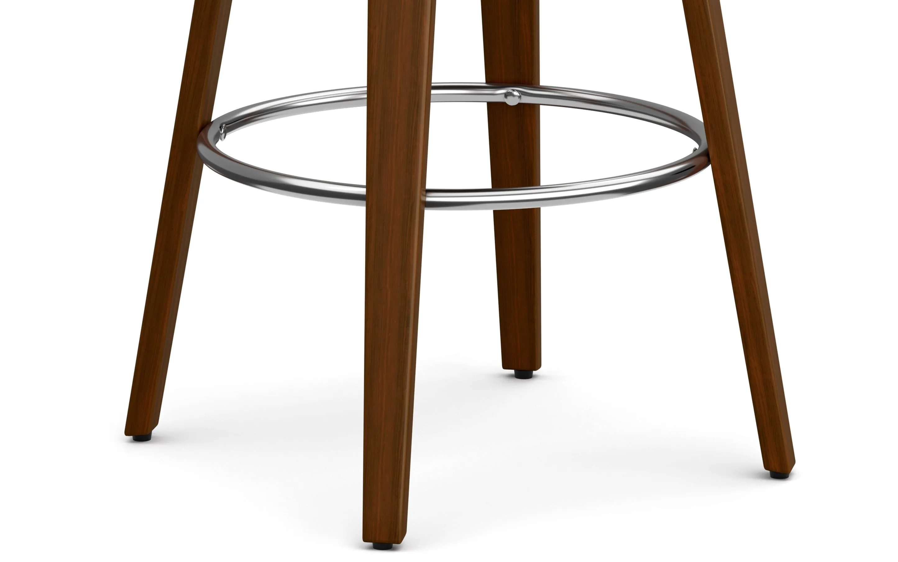 Roland Swivel Bar Stool in Vegan Leather