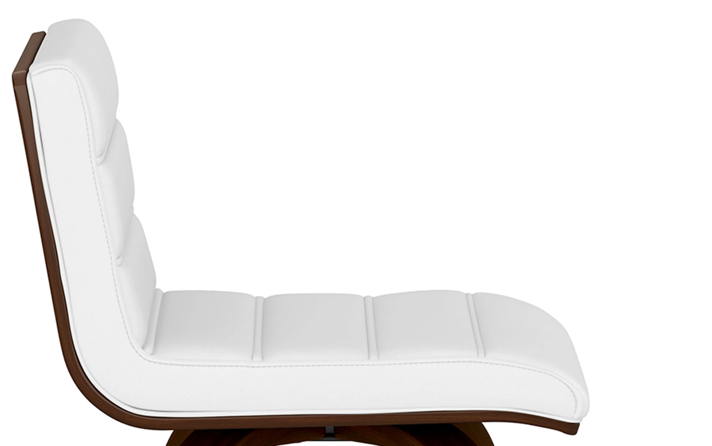 Roland Swivel Bar Stool in Vegan Leather