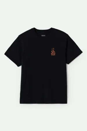Rose Heavyweight S/S Standard T-Shirt - Black Classic Wash