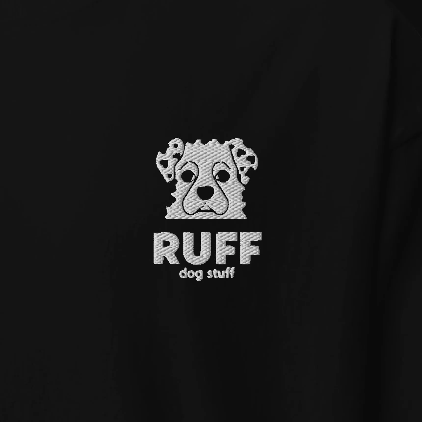 Ruff B W Embroidered T-Shirt