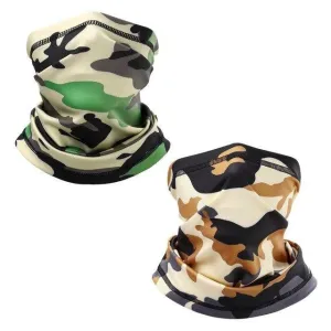 Schlauchschal Camouflage & Braun
