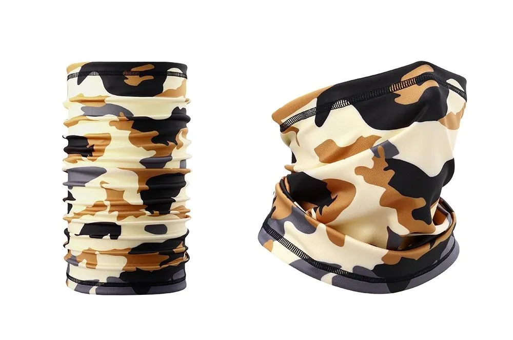 Schlauchschal Camouflage & Braun