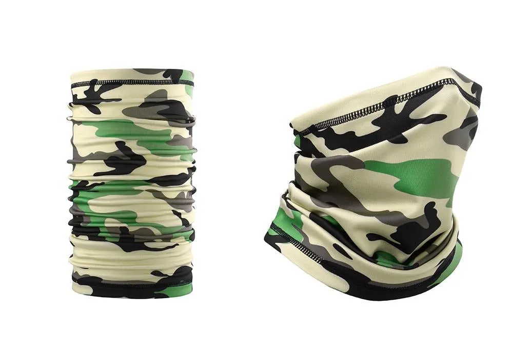 Schlauchschal Camouflage & Braun