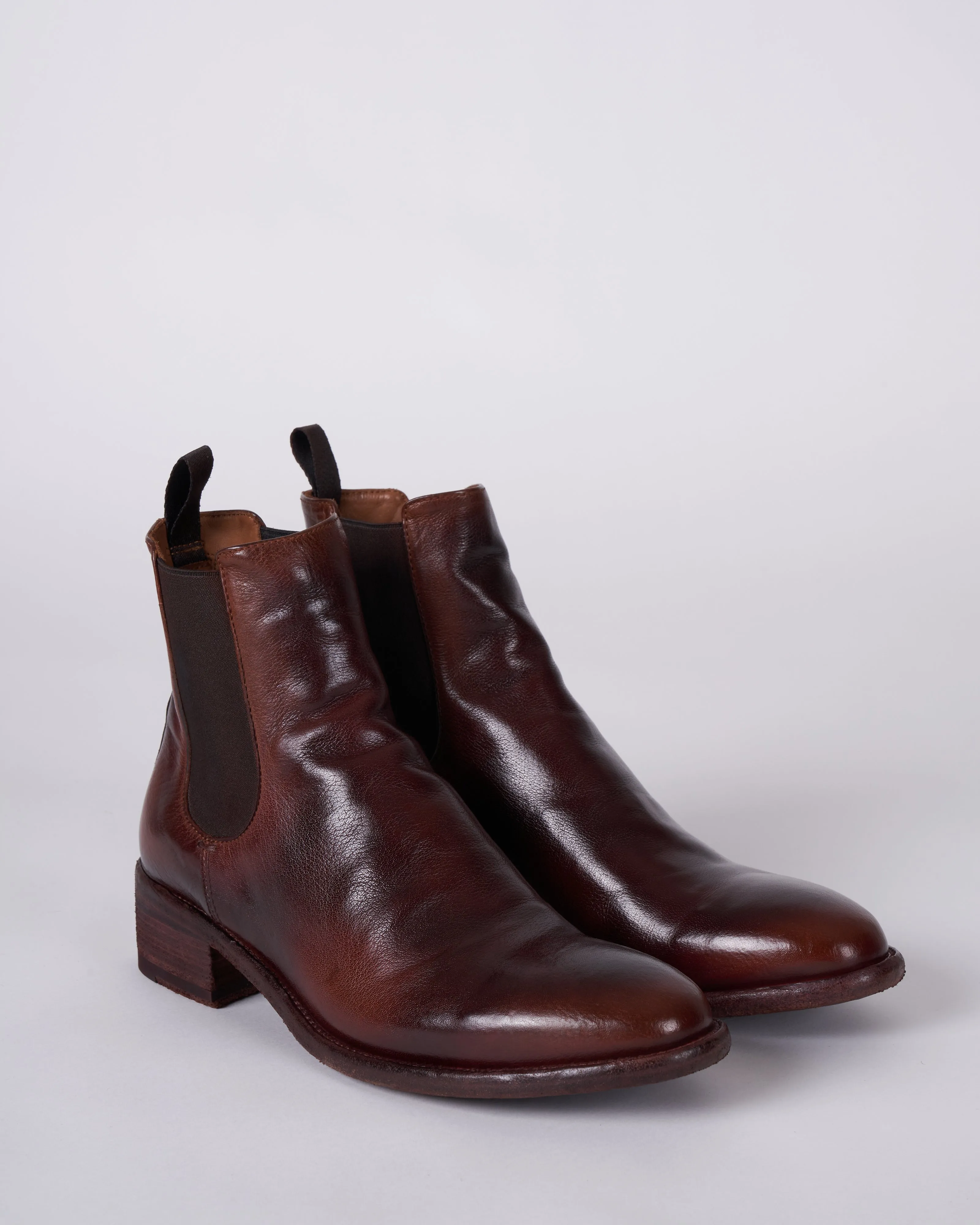 seline boot - tabacco