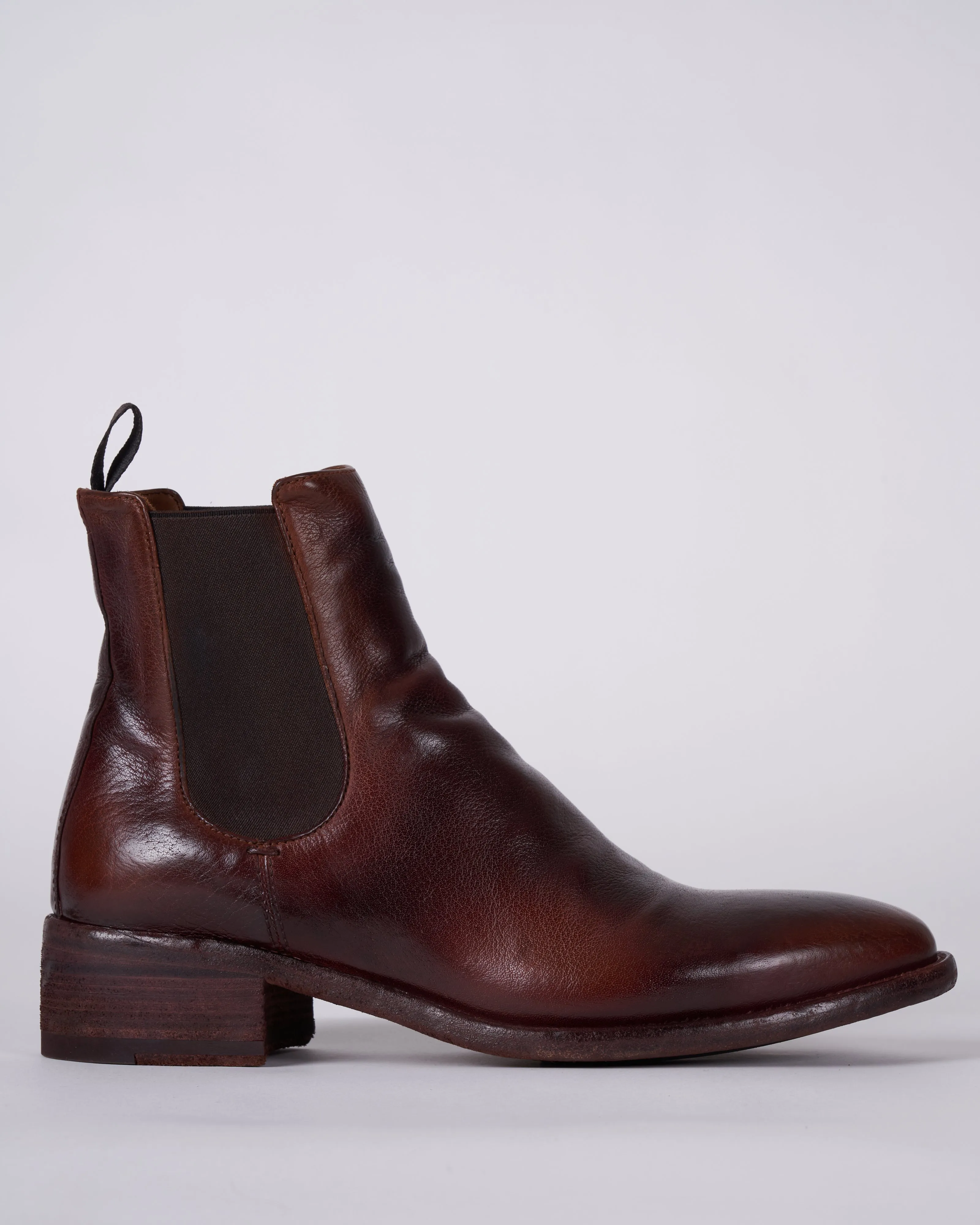 seline boot - tabacco
