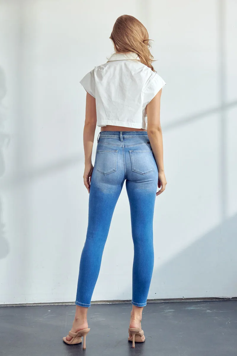 Serena High Rise Ankle Skinny Jeans