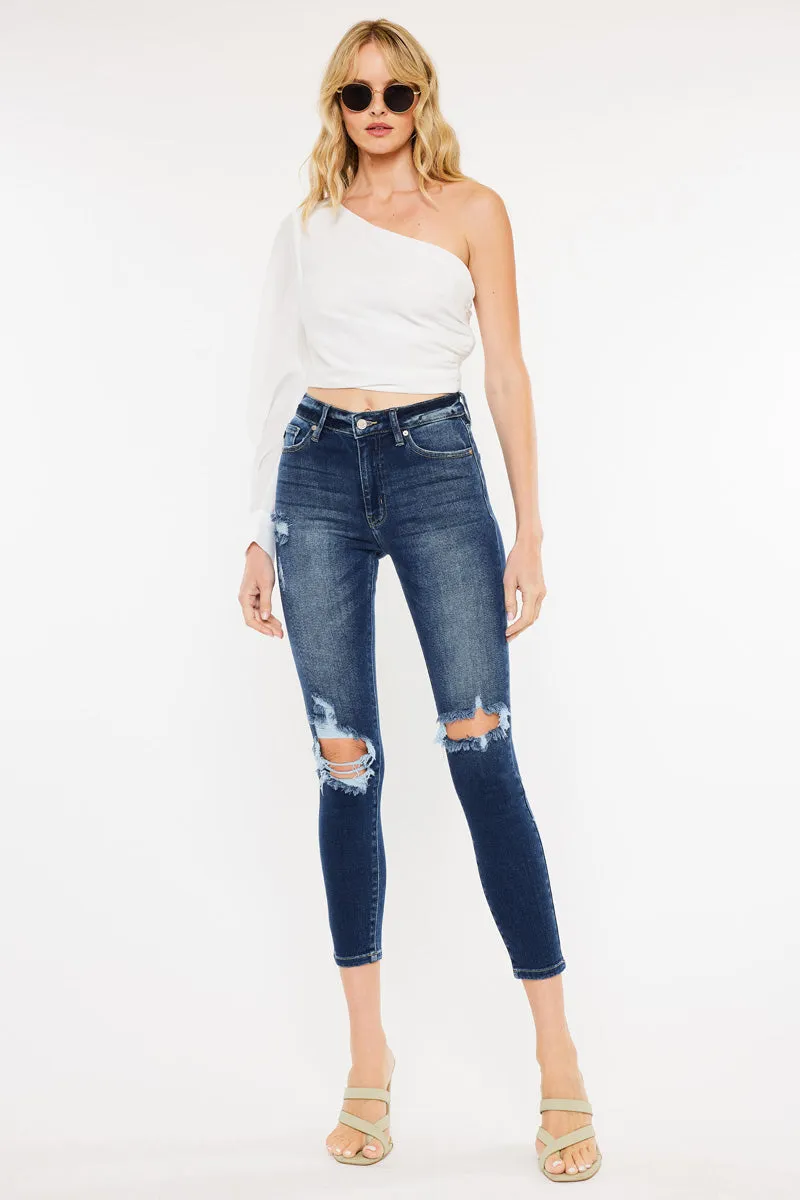Serena High Rise Ankle Skinny Jeans