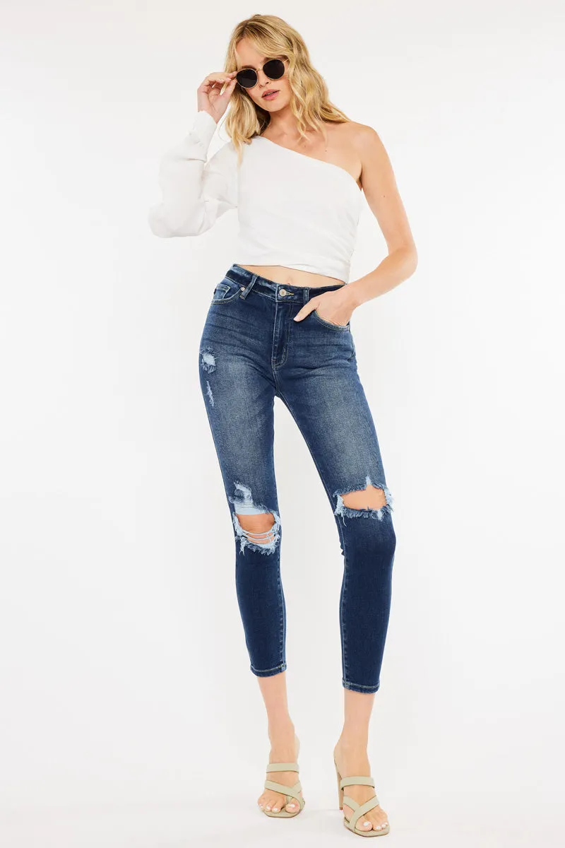 Serena High Rise Ankle Skinny Jeans