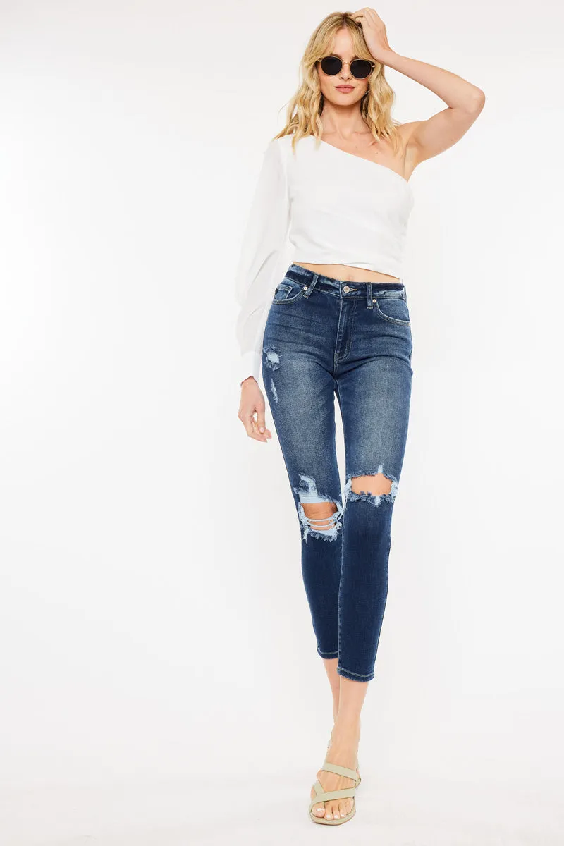 Serena High Rise Ankle Skinny Jeans