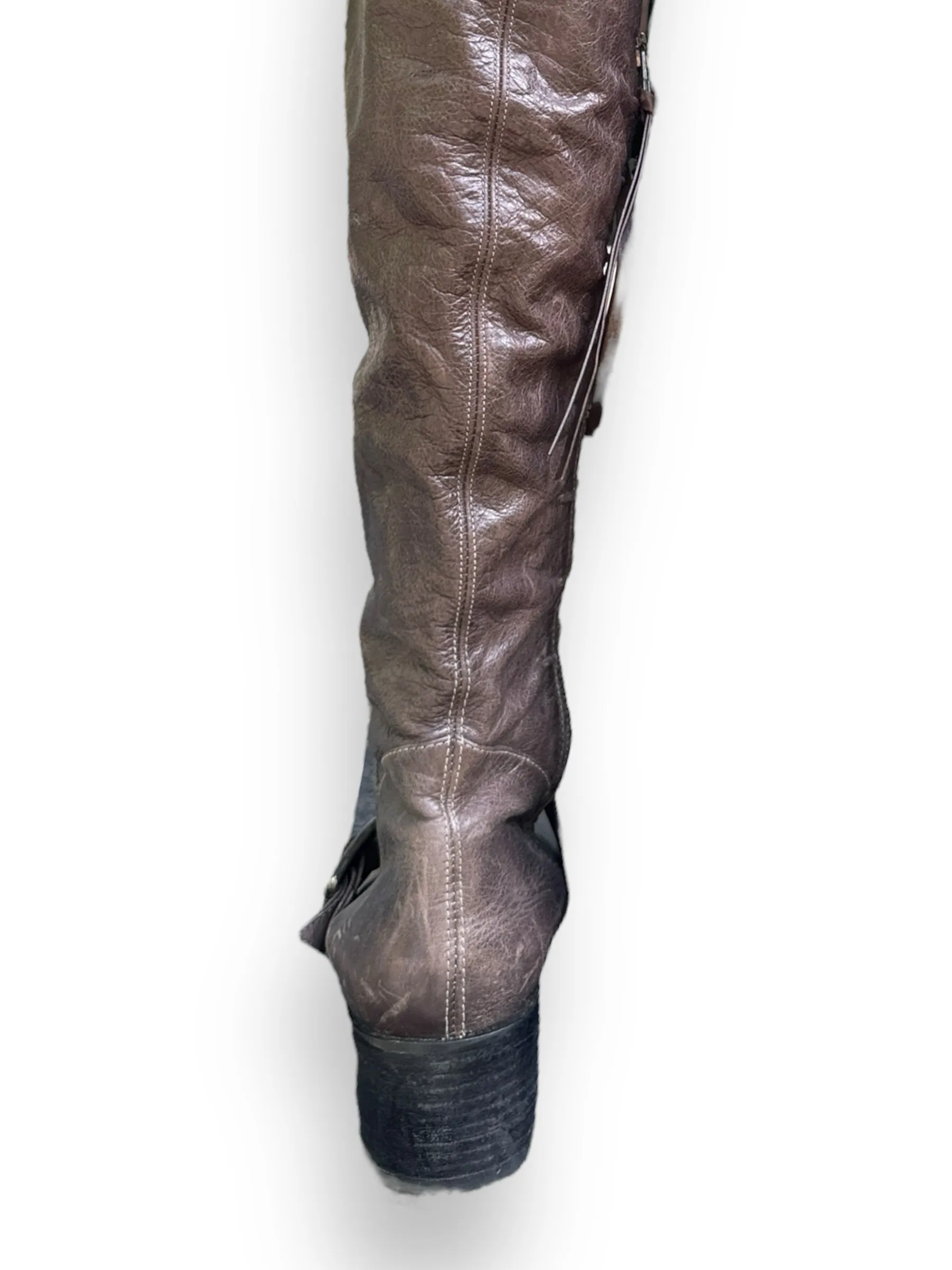 Shoe Size 8 Pour La Victoire Brn/Gray Boots