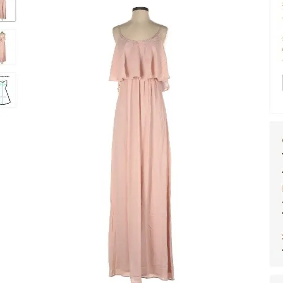 Show Me Your MuMu Maxi Dress Bridesmaid New with Tags
