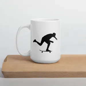 Skateboarding Mug "The Push" 15 oz  J Grant Brittain