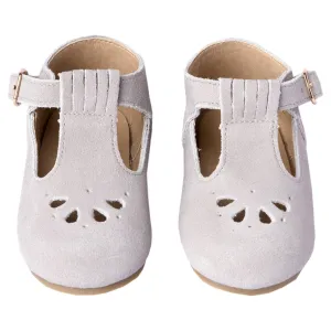 Slate Suede - Daisy T-Bar - US Size 5-8 - Hard Sole