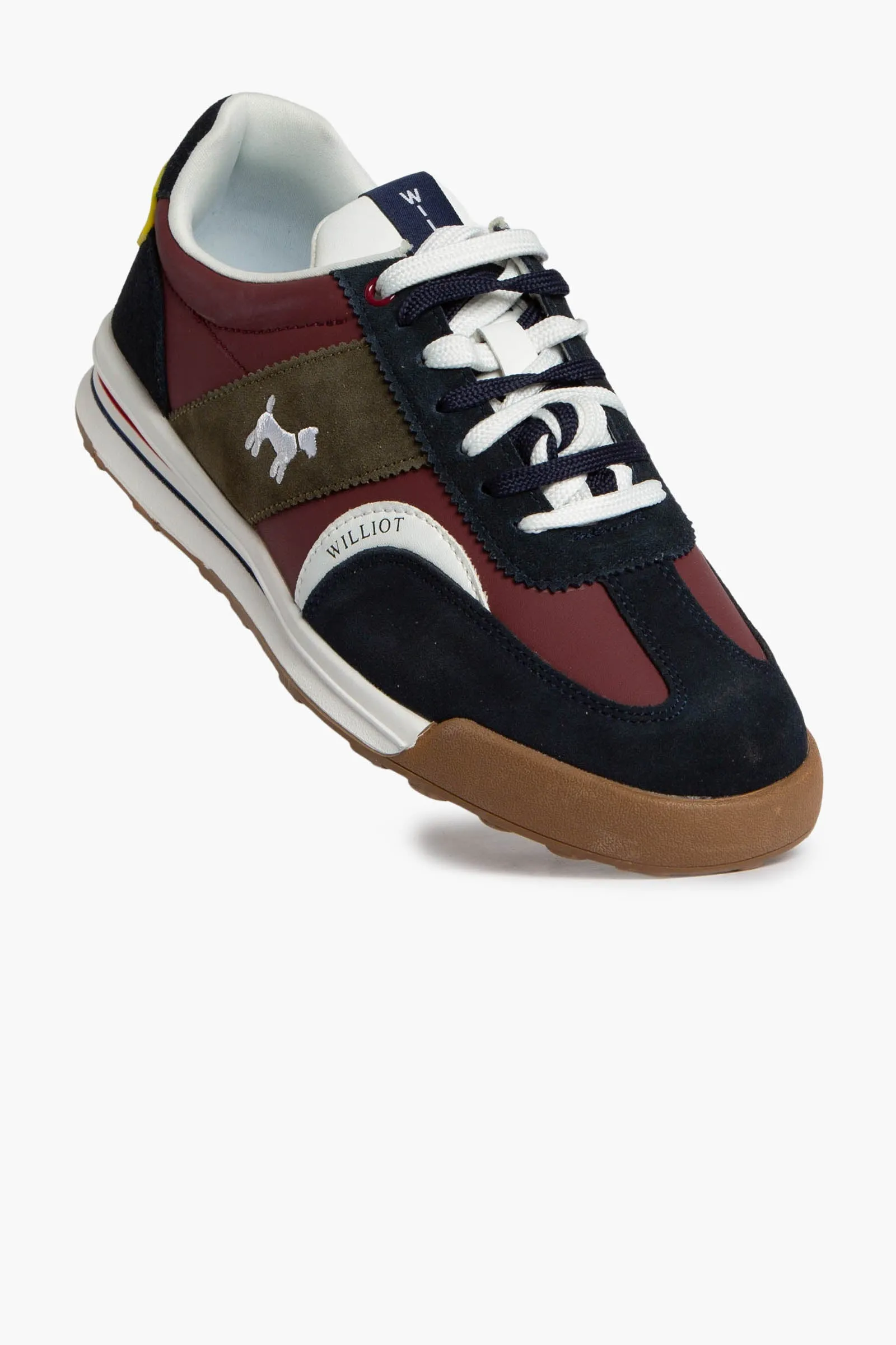 Sneaker Urban Multicolor Burdeos