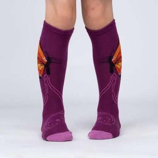 Sock It To Me The Monarch - Youth Knee High