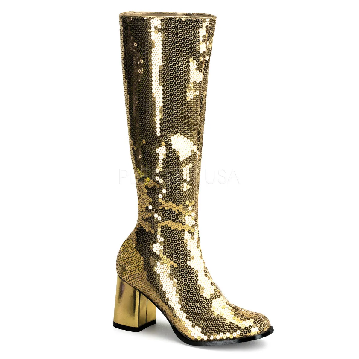 SPECTACUL-300SQ  Gold Sequins