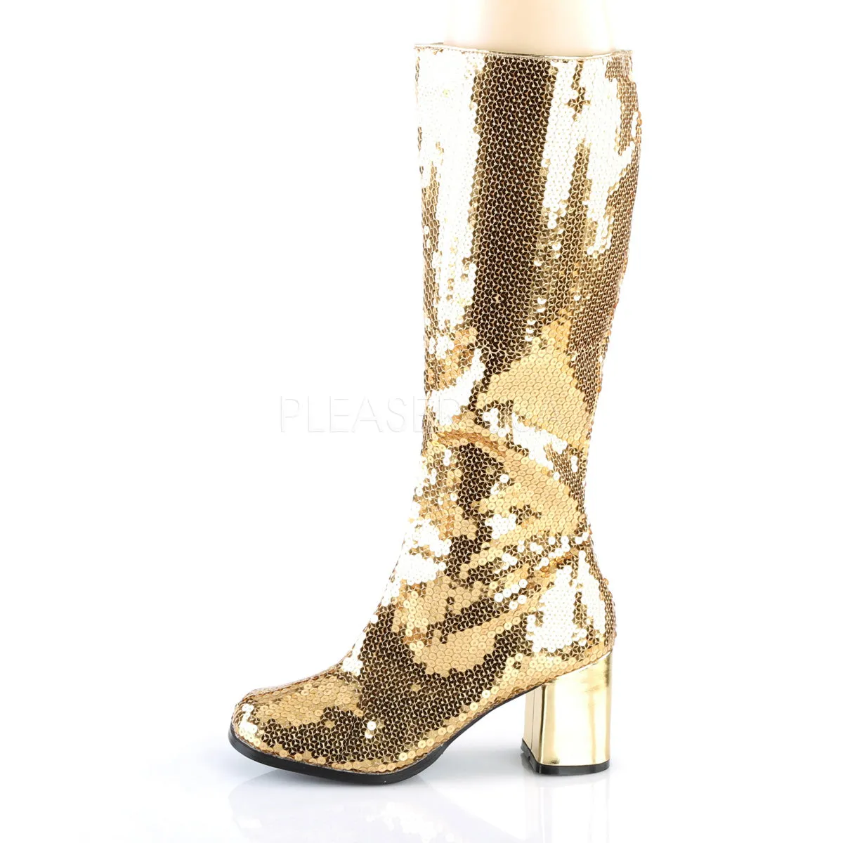 SPECTACUL-300SQ  Gold Sequins