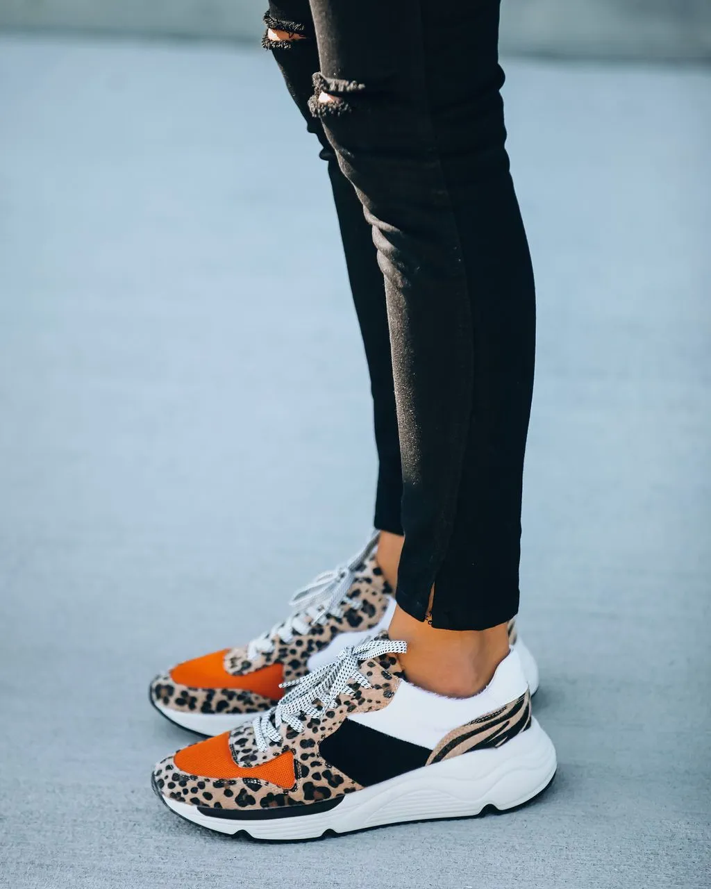 Spice Leopard Running Sole Sneaker