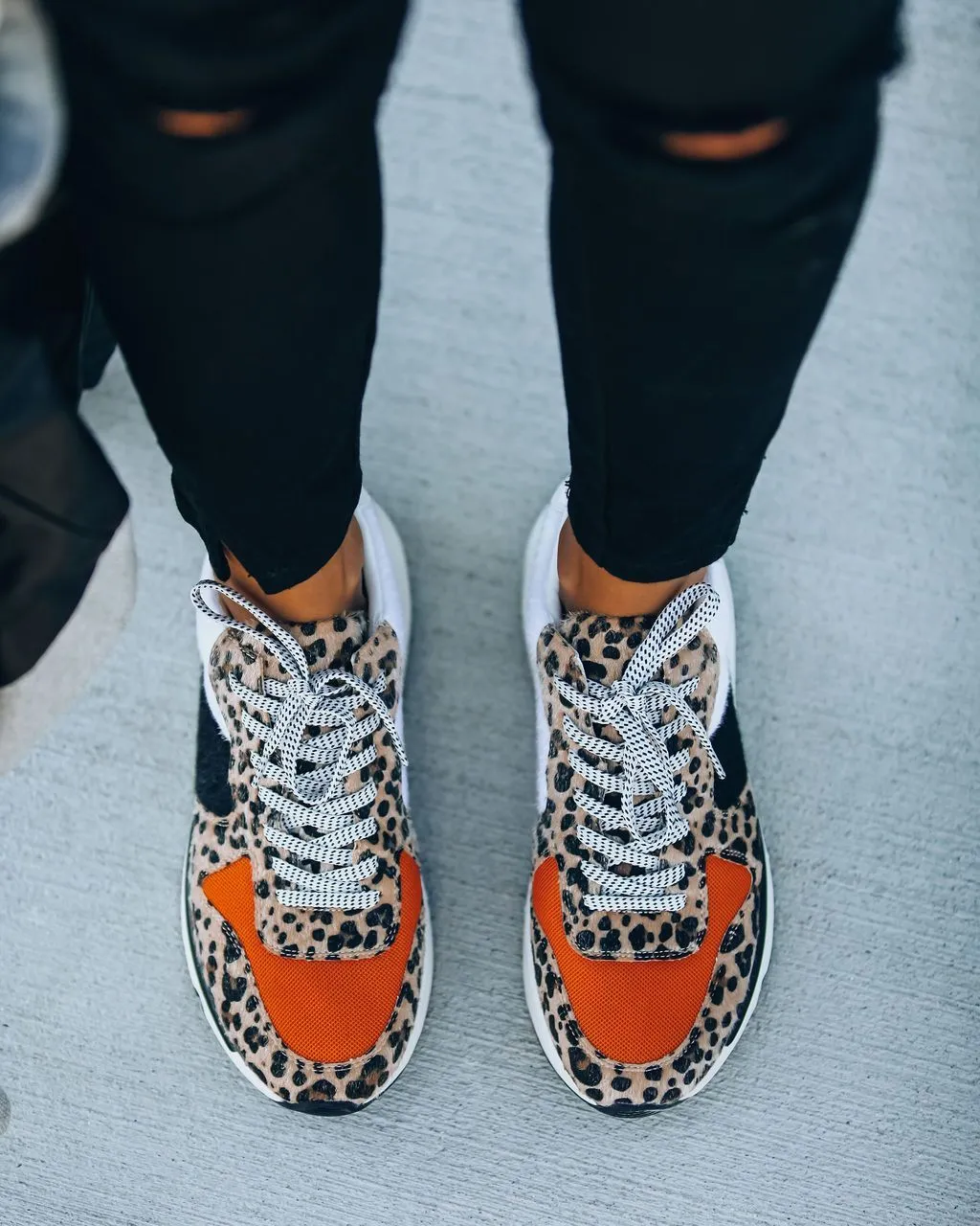 Spice Leopard Running Sole Sneaker