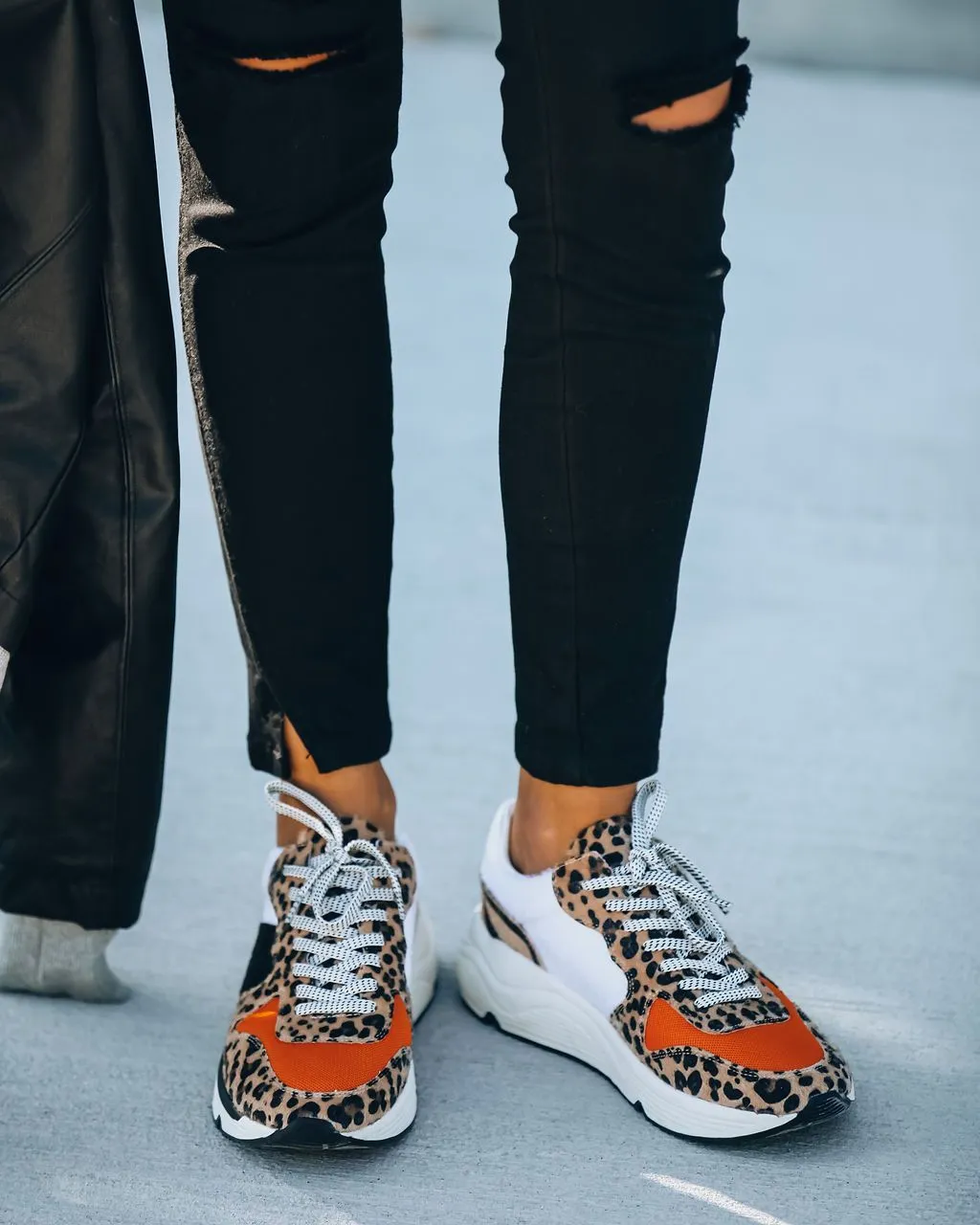 Spice Leopard Running Sole Sneaker