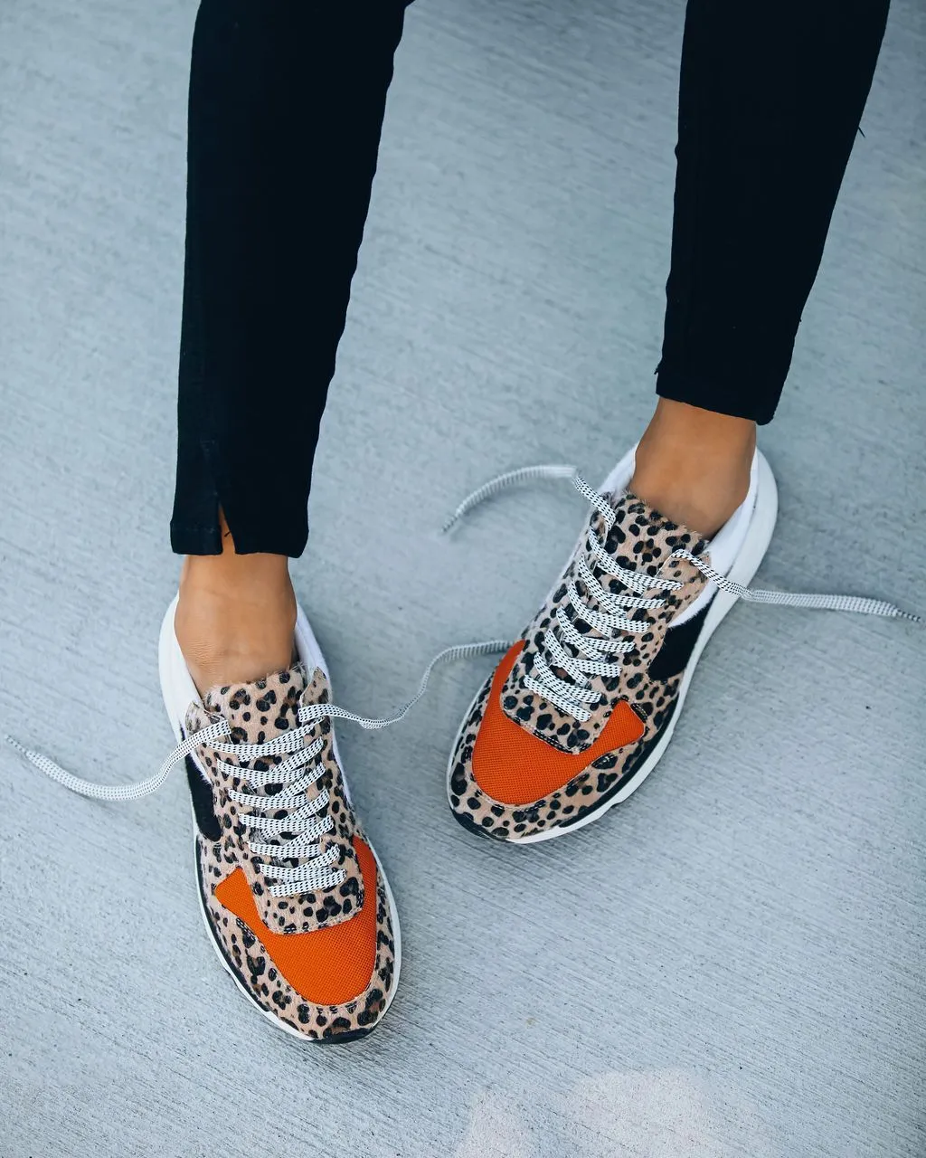 Spice Leopard Running Sole Sneaker