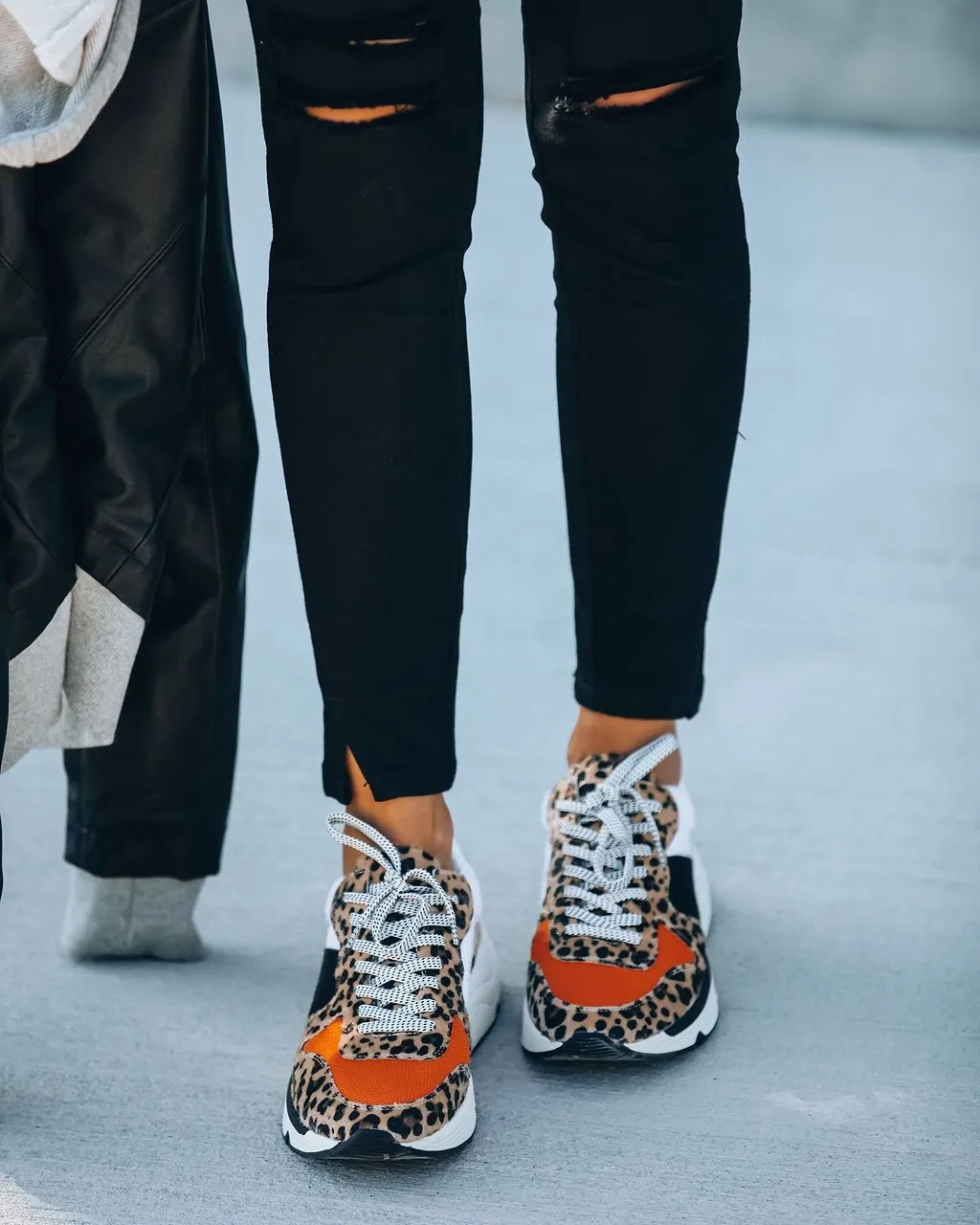 Spice Leopard Running Sole Sneaker