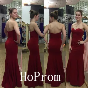 Strapless Prom Dresses,Sweetheart Prom Dress,Evening Dress