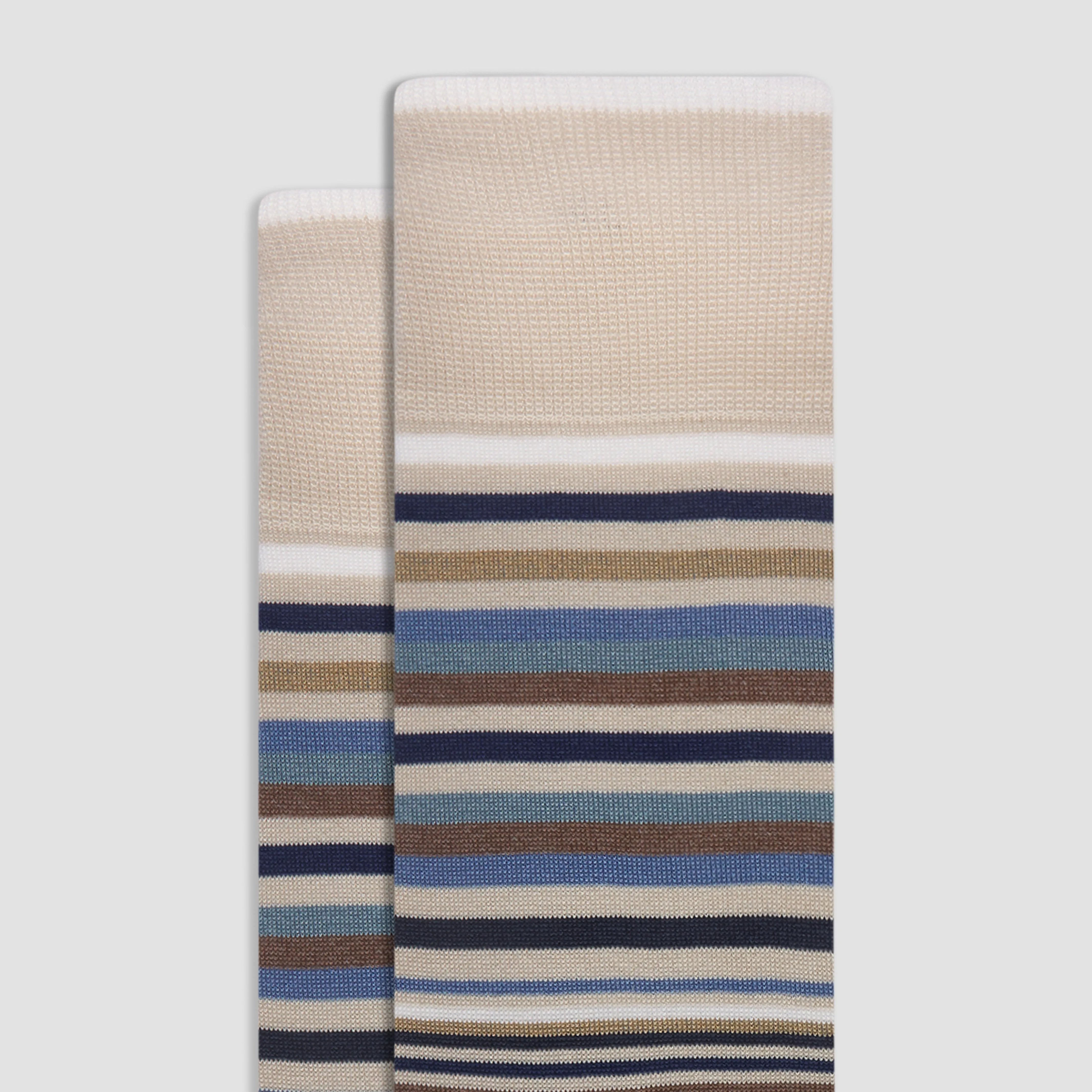 Striped Mid-Calf Socks