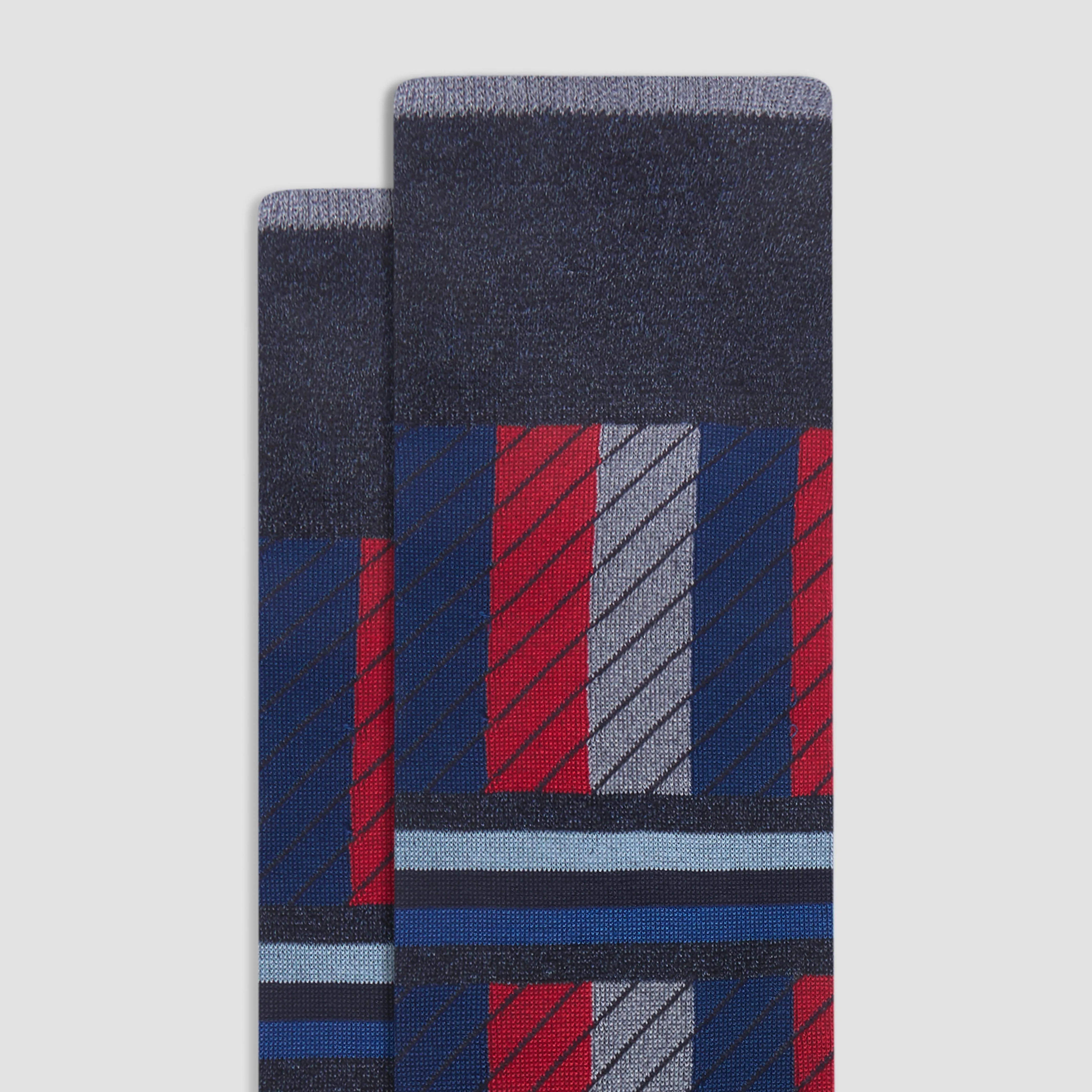 Striped Mid-Calf Socks