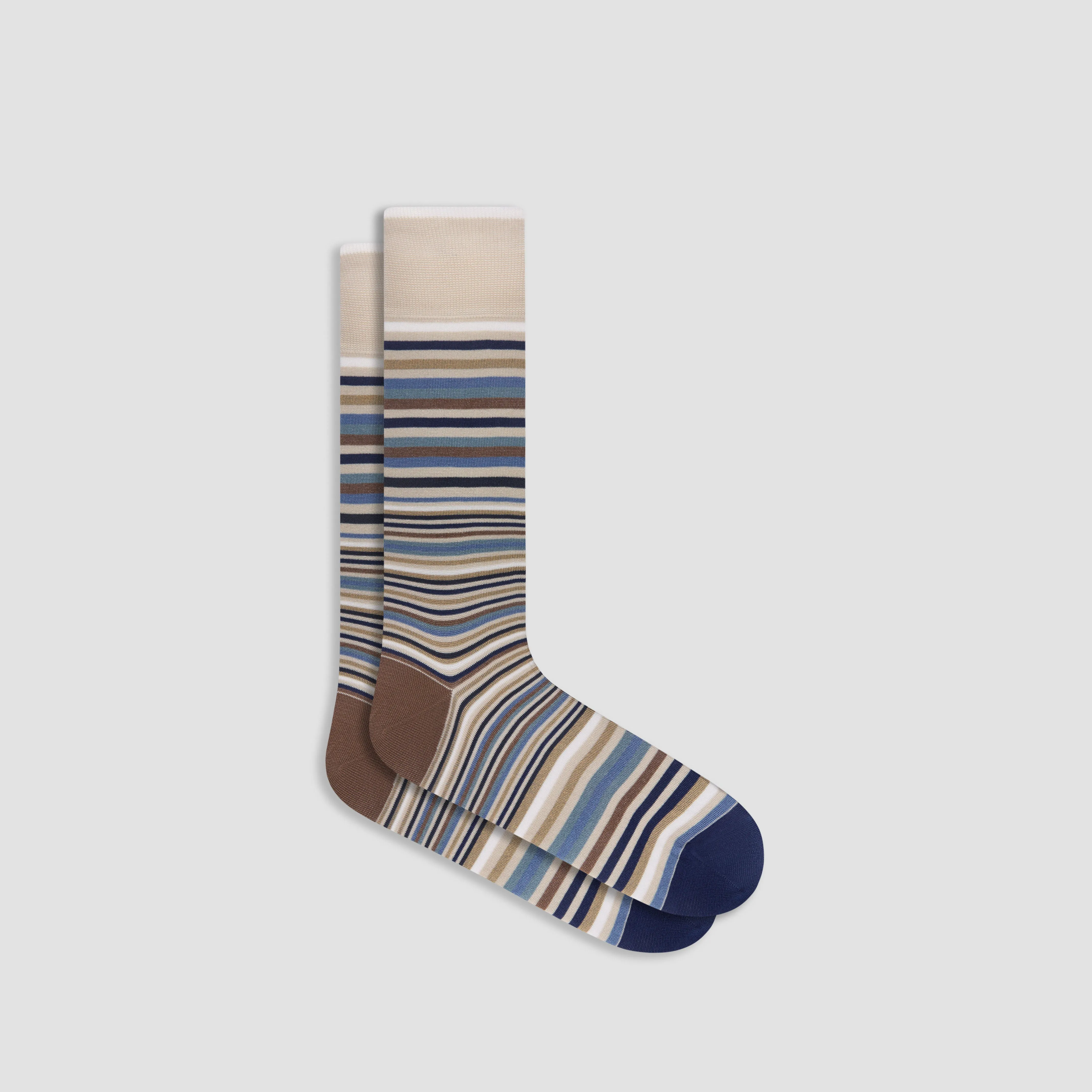 Striped Mid-Calf Socks