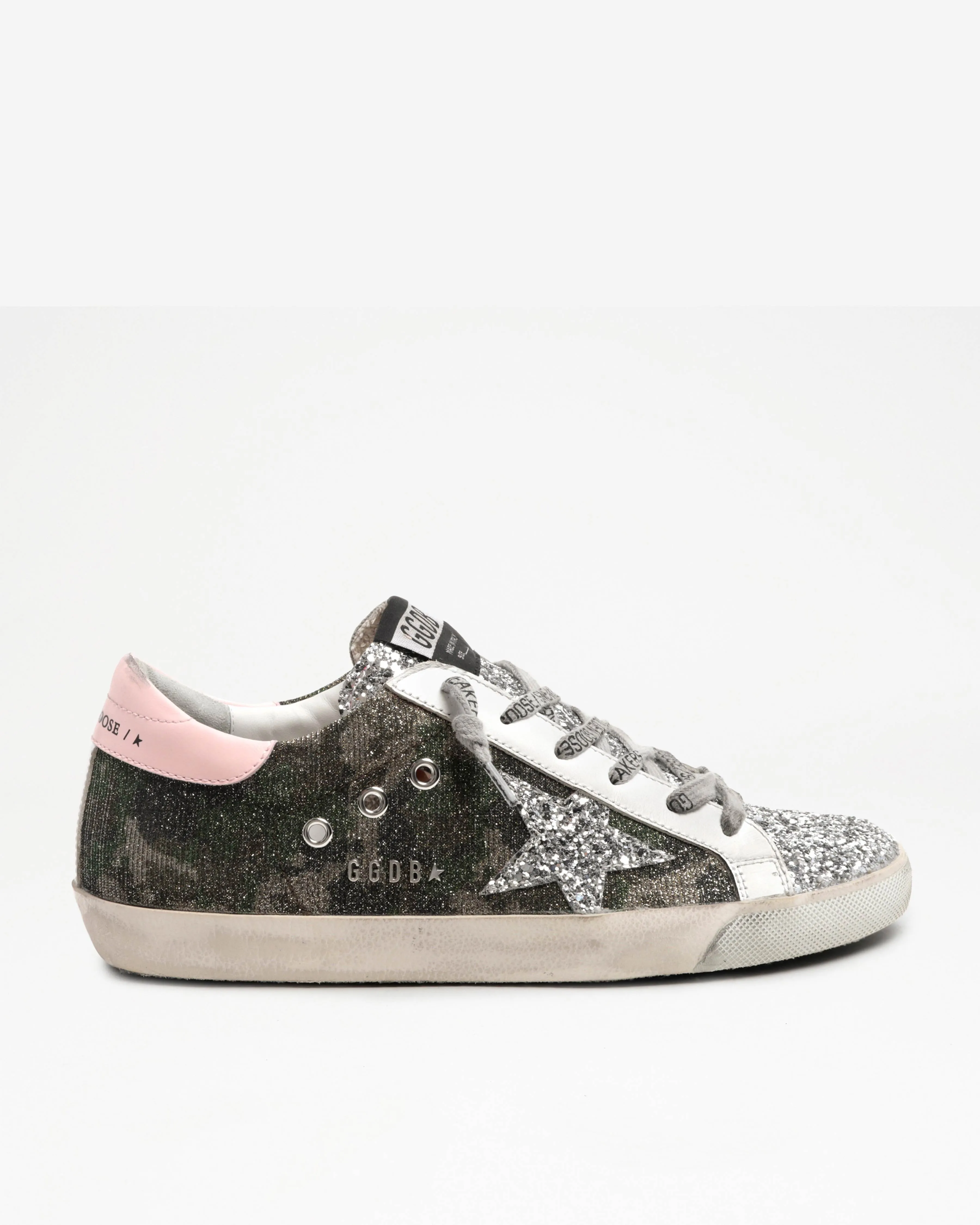 super-star sneaker - green camouflage