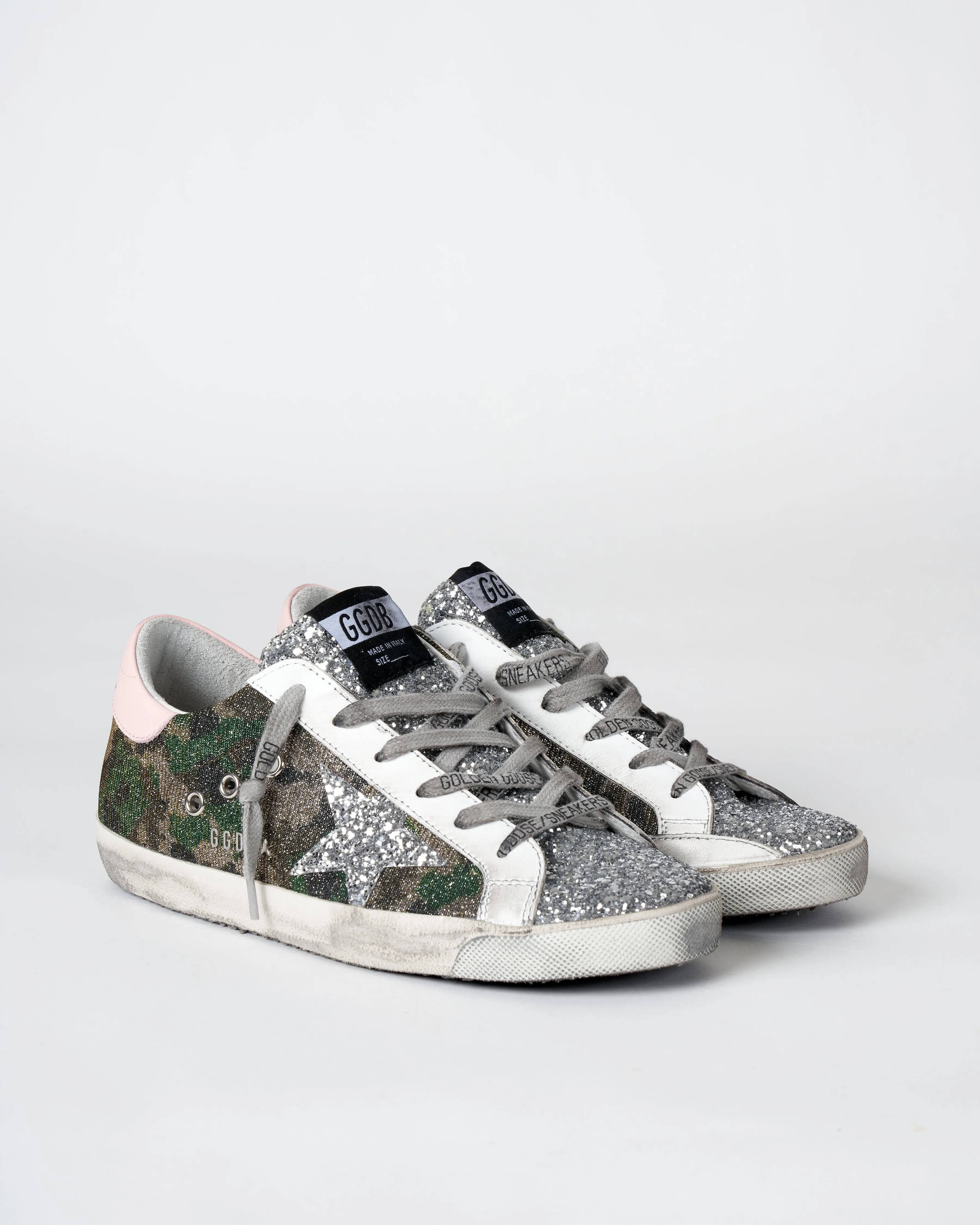 super-star sneaker - green camouflage