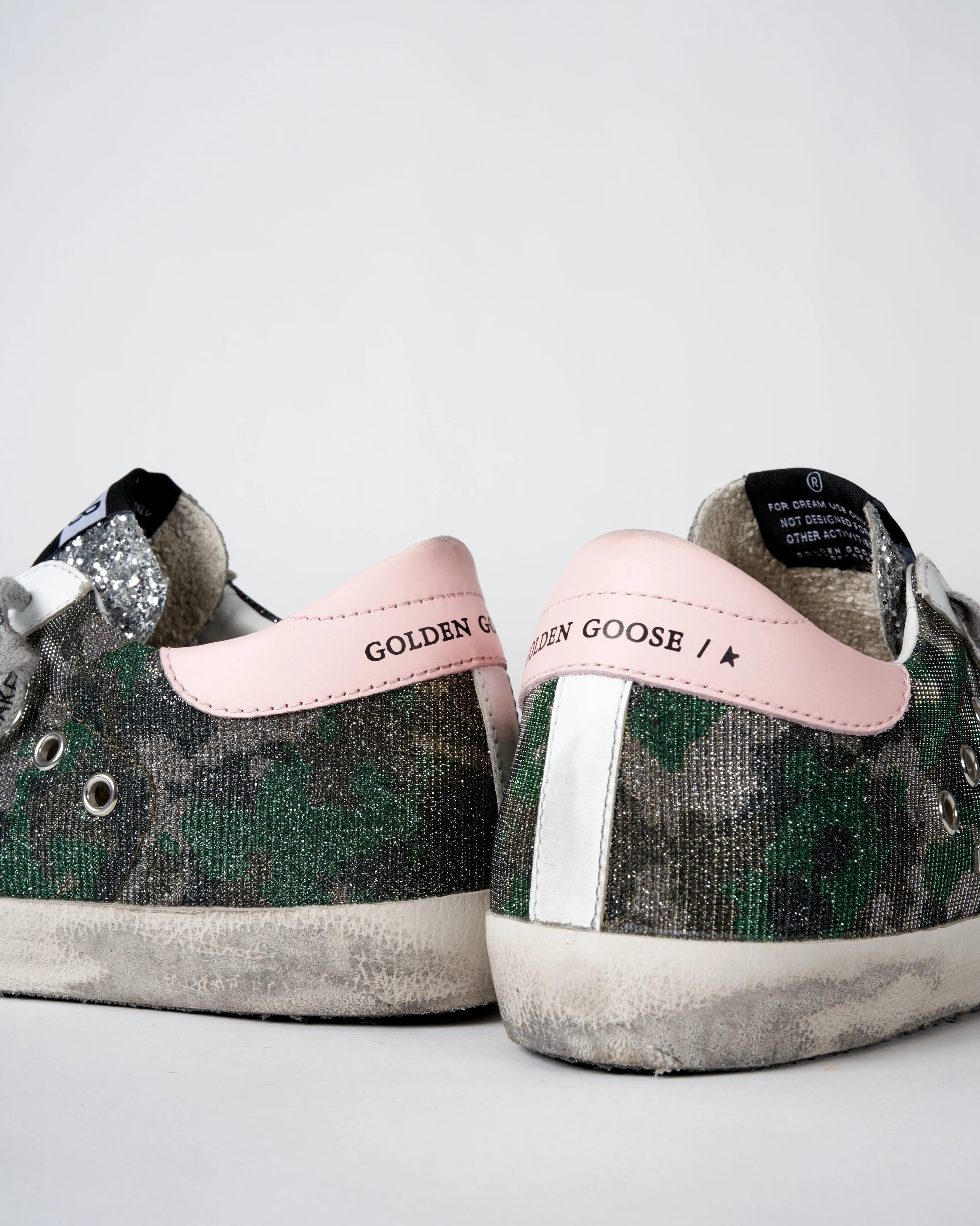 super-star sneaker - green camouflage