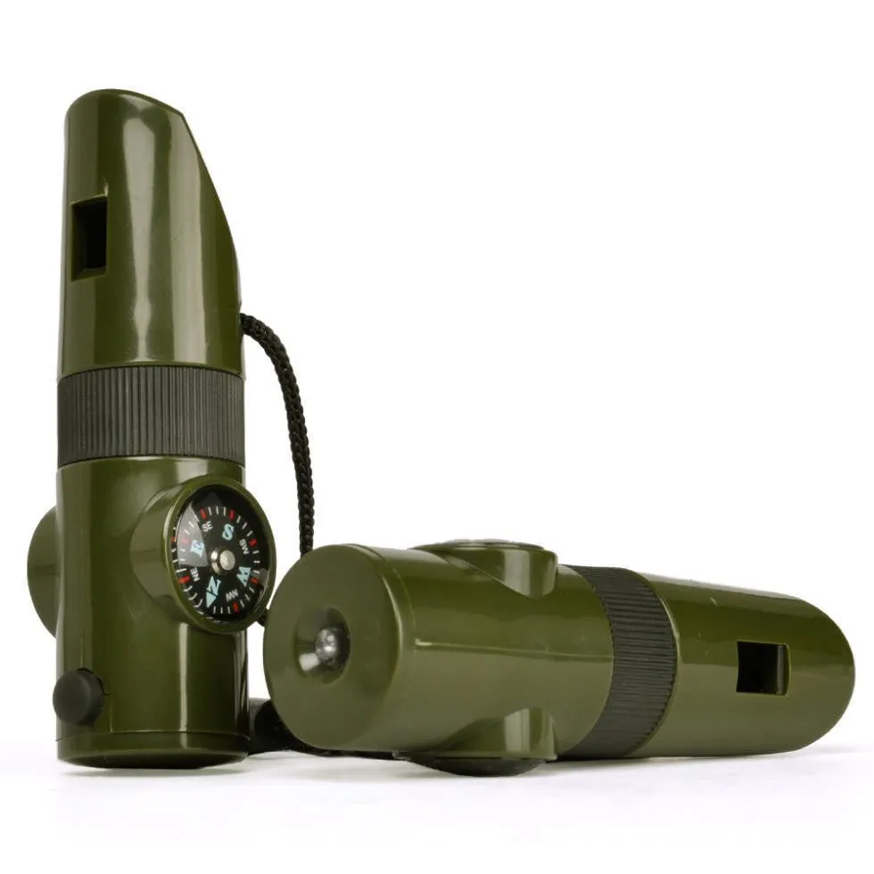 Survival Whistle - 7 in 1 Tool