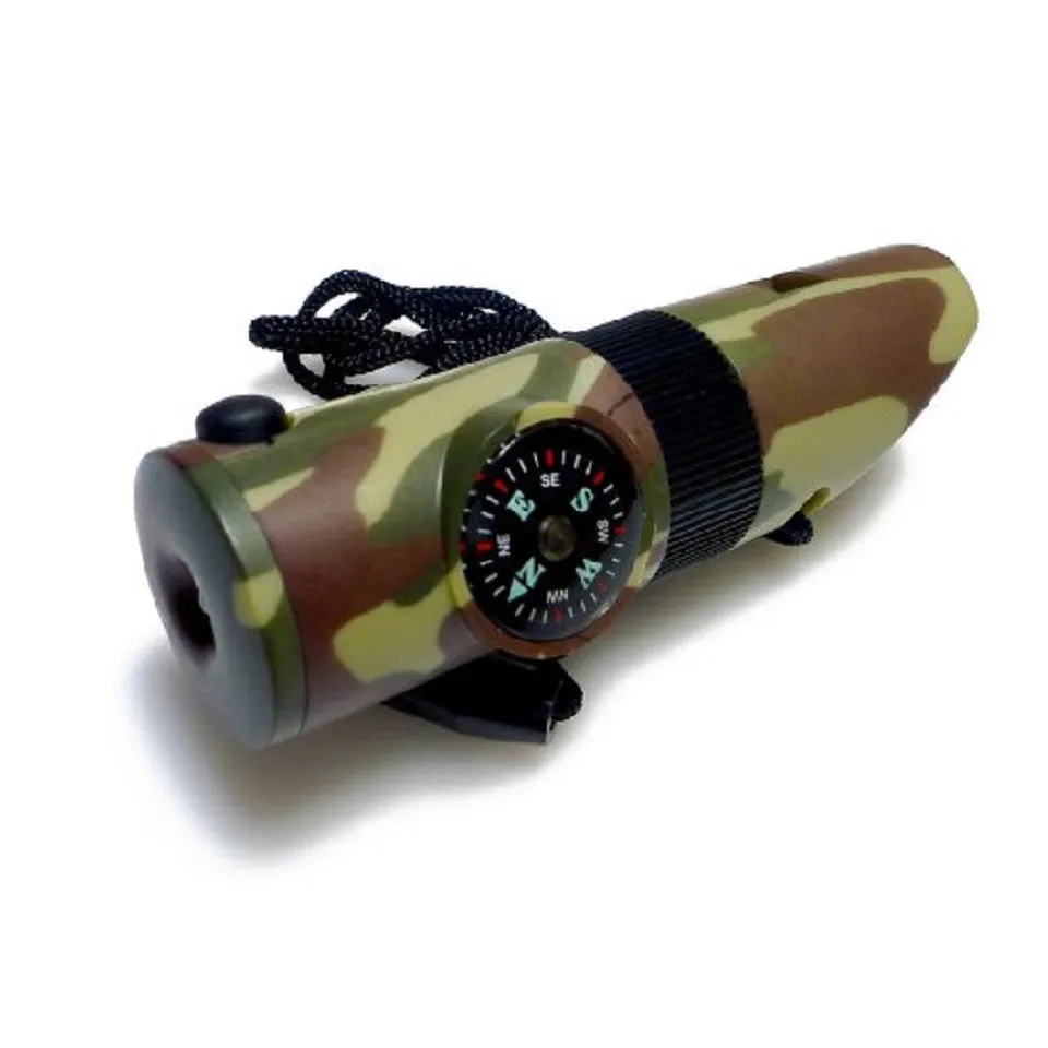 Survival Whistle - 7 in 1 Tool