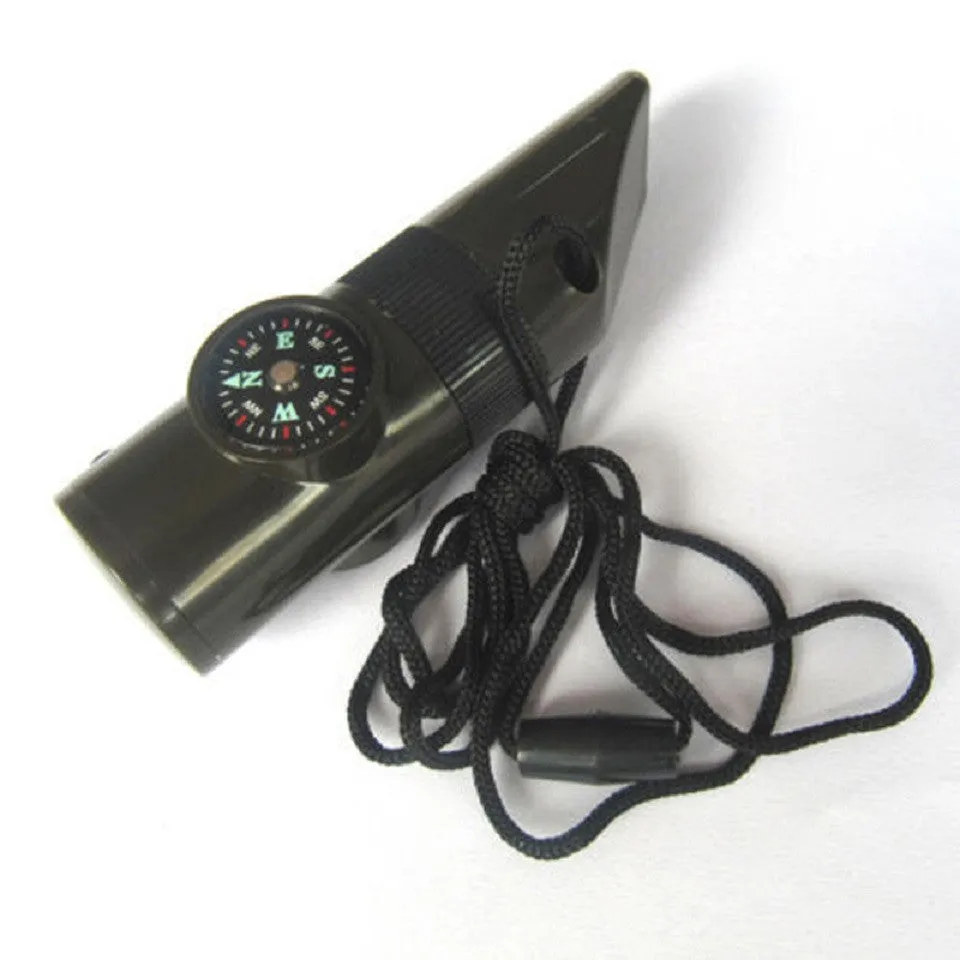 Survival Whistle - 7 in 1 Tool