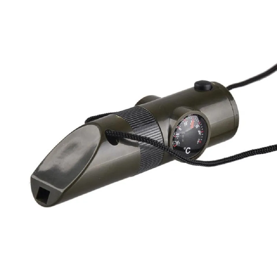 Survival Whistle - 7 in 1 Tool