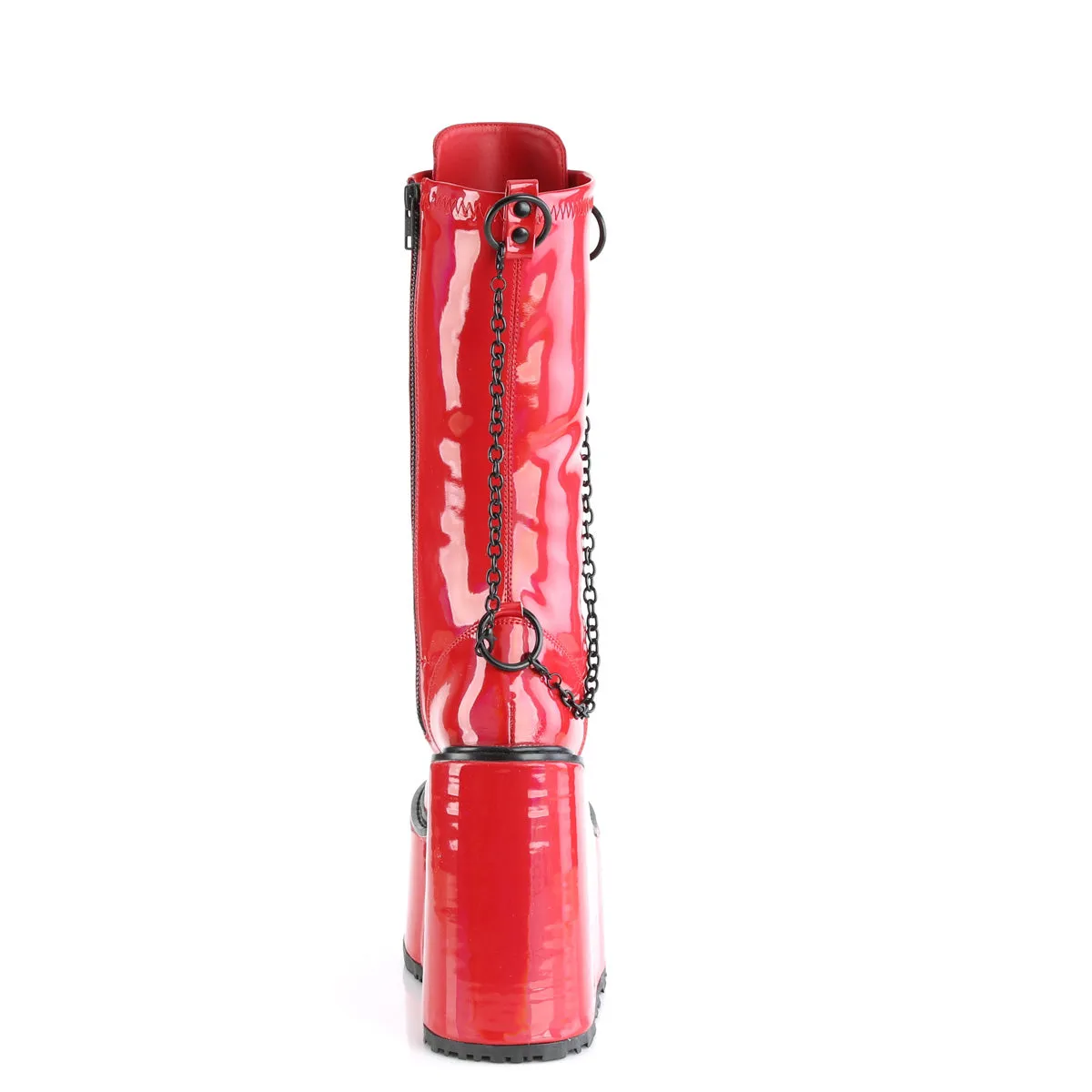 SWING-150  Red Holographic Stretch Patent