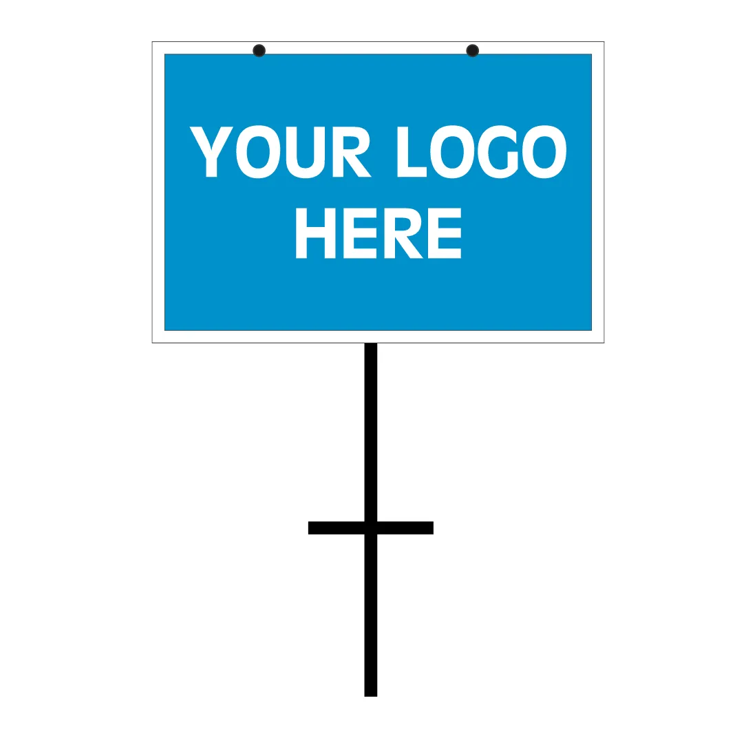 T-Bar Sign Stakes with Sign 24X36