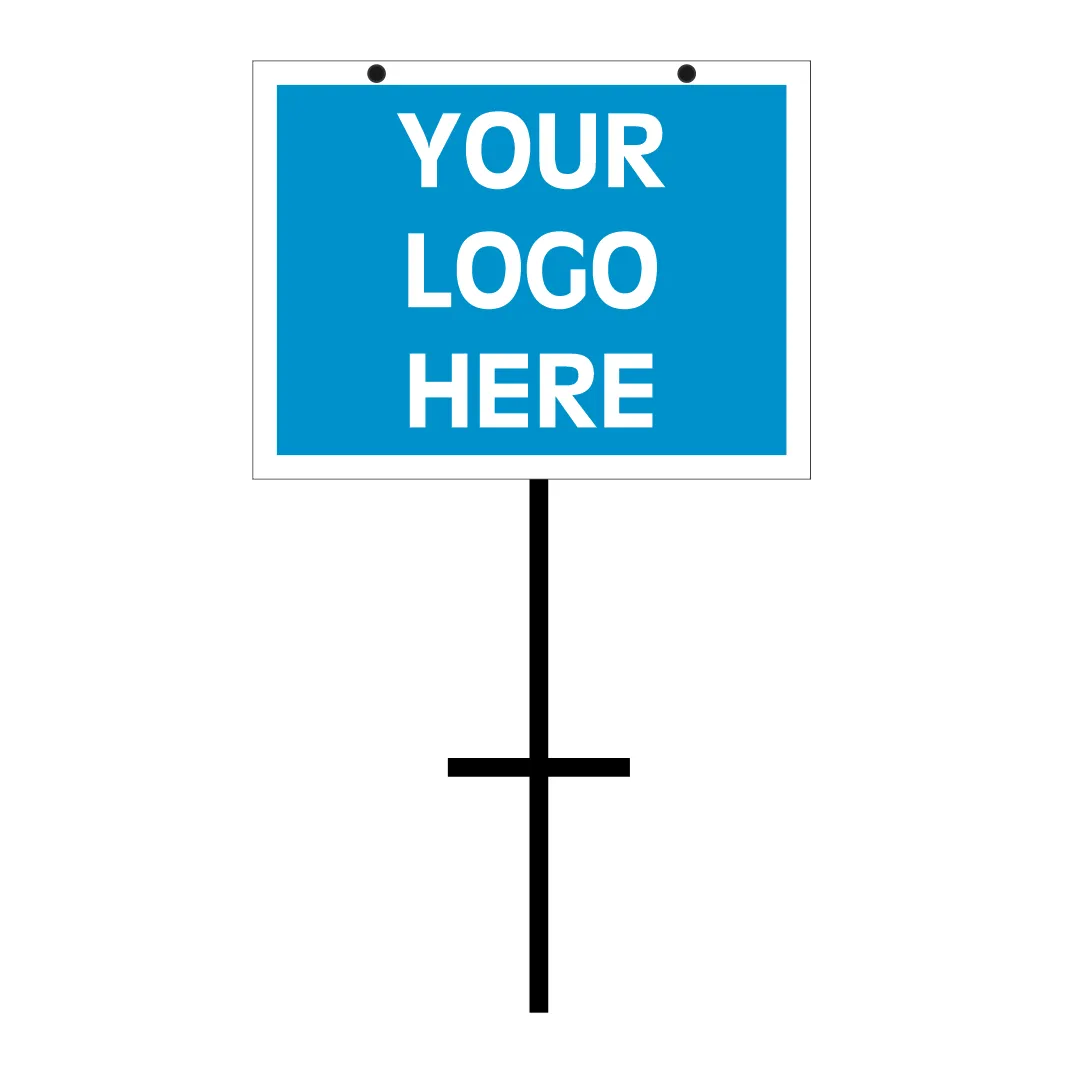 T-Bar Sign Stakes with Sign