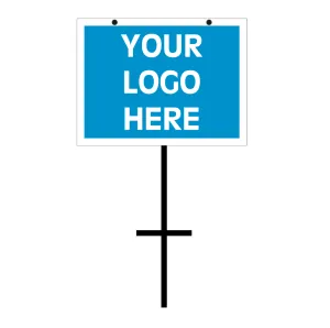 T-Bar Sign Stakes with Sign