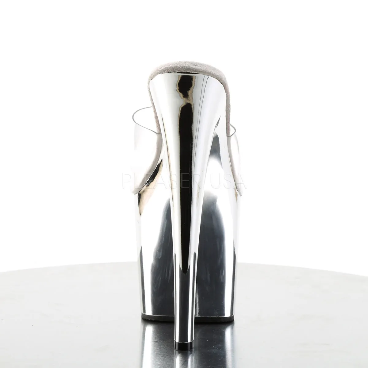 TABOO-701  Clear/Silver Chrome