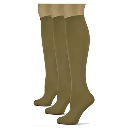 Taupe Adult Knee Highs
