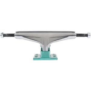 Tensor Alum Mirror Trucks Raw/Teal 5.25