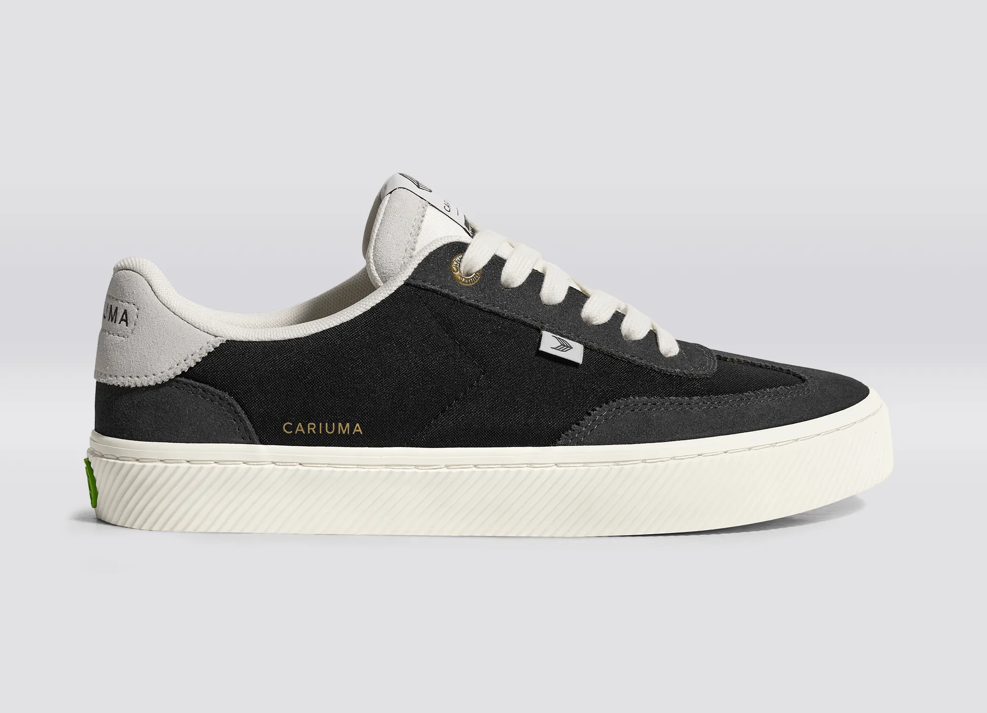 TOCA Ash Grey Suede Black Nylon Sneaker Men