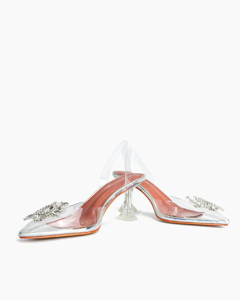 Transparent Pvc High Heel Fashion Sandals