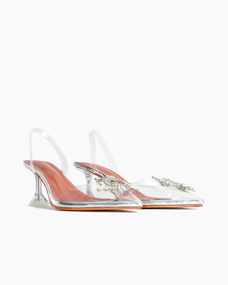 Transparent Pvc High Heel Fashion Sandals