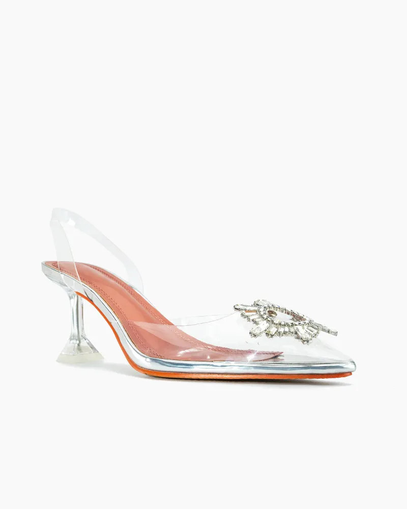 Transparent Pvc High Heel Fashion Sandals